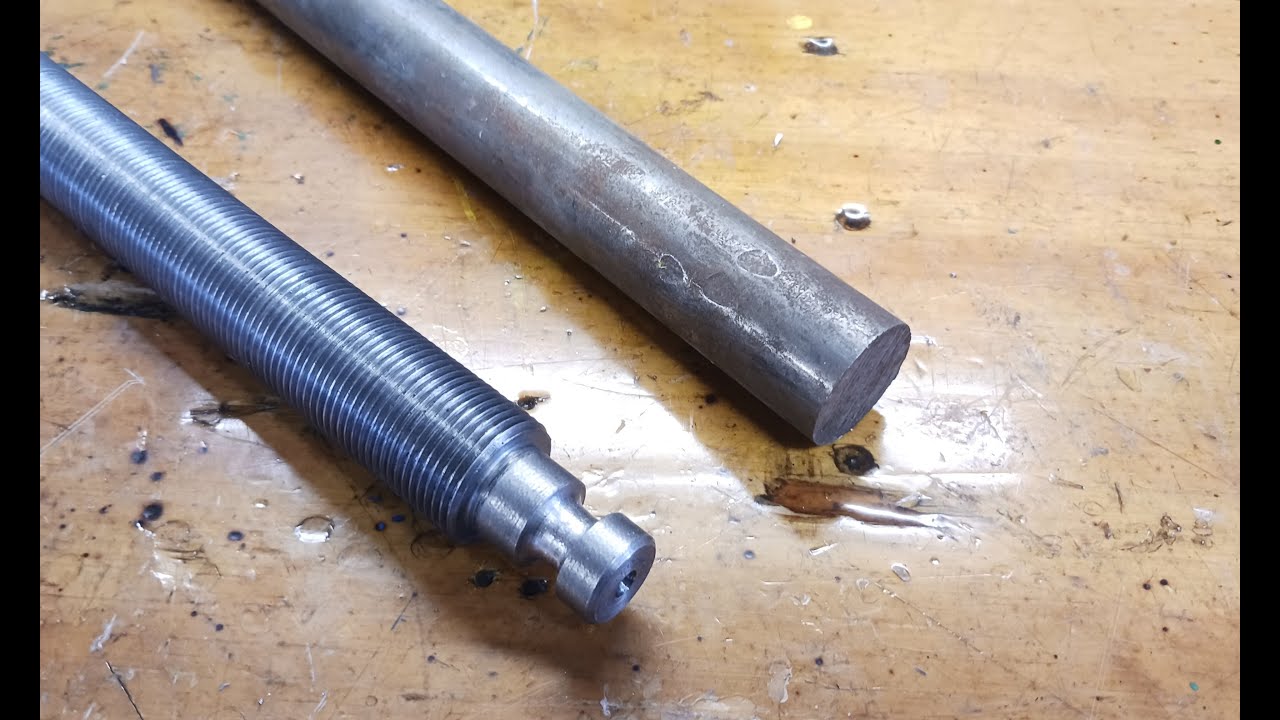 Sheet Metal Roller Build Thread Cutting  pt. 2