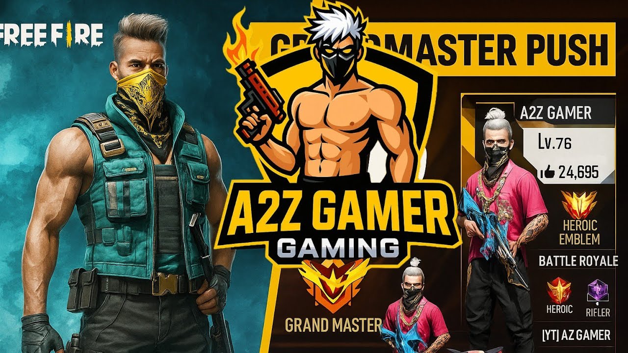 A2Z GAMER  is live stream in free fire id reaction with gameplay