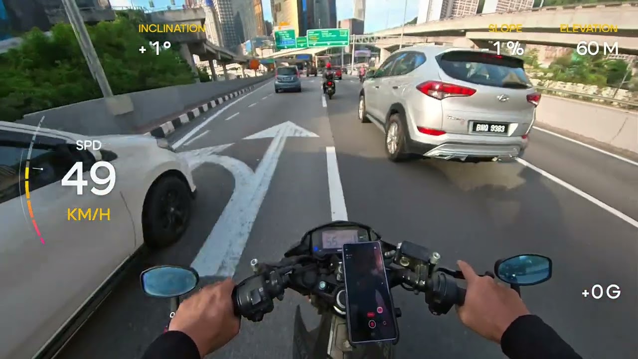 Morning Rempit 🏍 to Kuala Lumpur City on a Suzuki Raider 150 in Ramadan | Kapchai King ★Urban Rider★