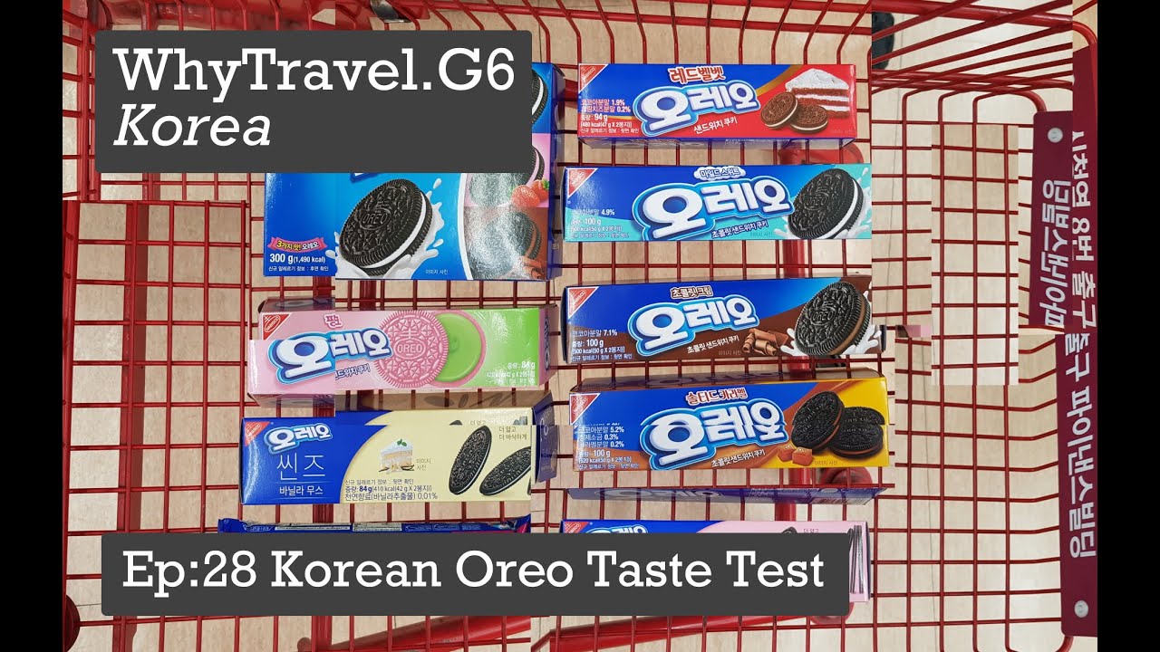 Korean Oreo Taste Test