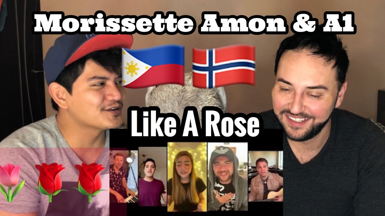 Singer Reacts| Morissette Amon and A1- Like A Rose | Live
