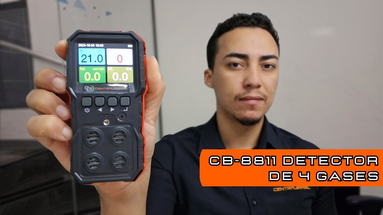 Esse Detector de 4 Gases est&aacute; Incr&iacute;vel!