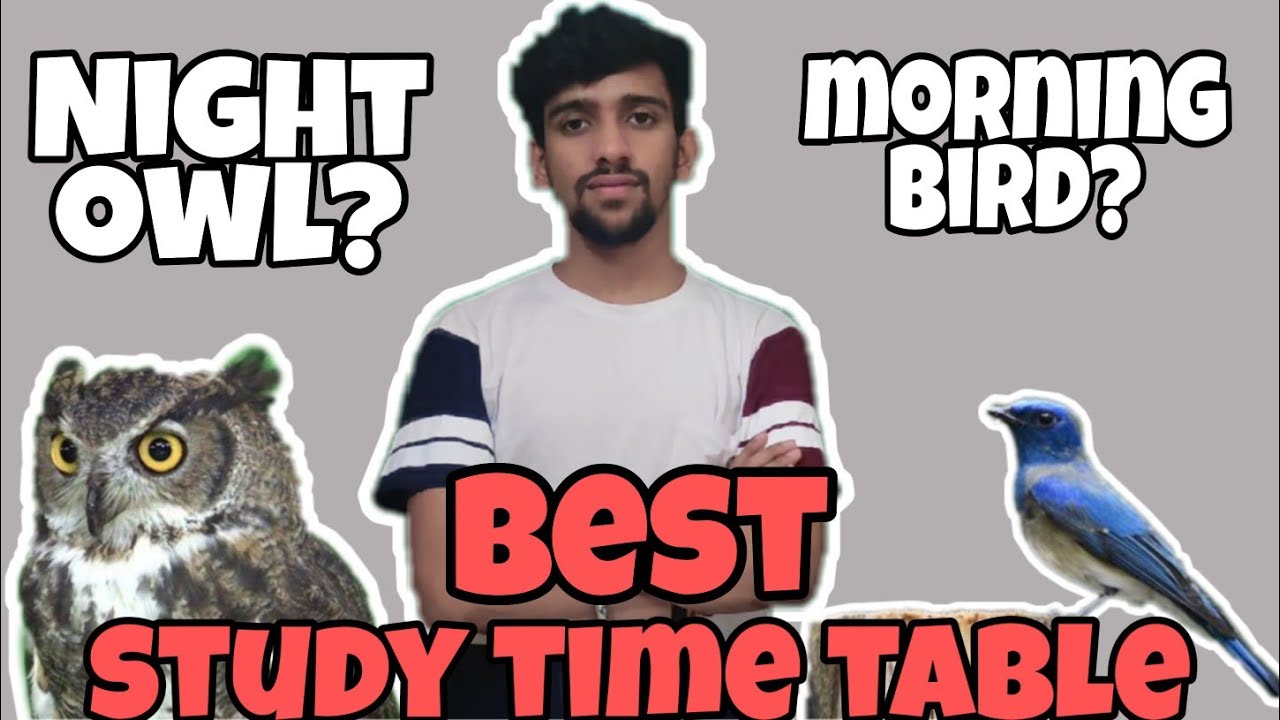 BEST STUDY TIME TABLE | TOPPER'S STRATEGY OF SUCCESS