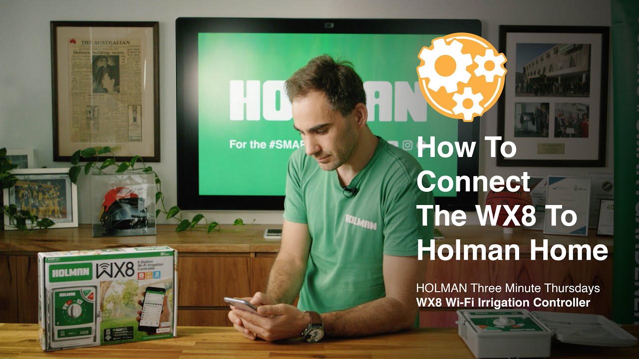 Как подключить контроллер полива WX8 к Holman Home