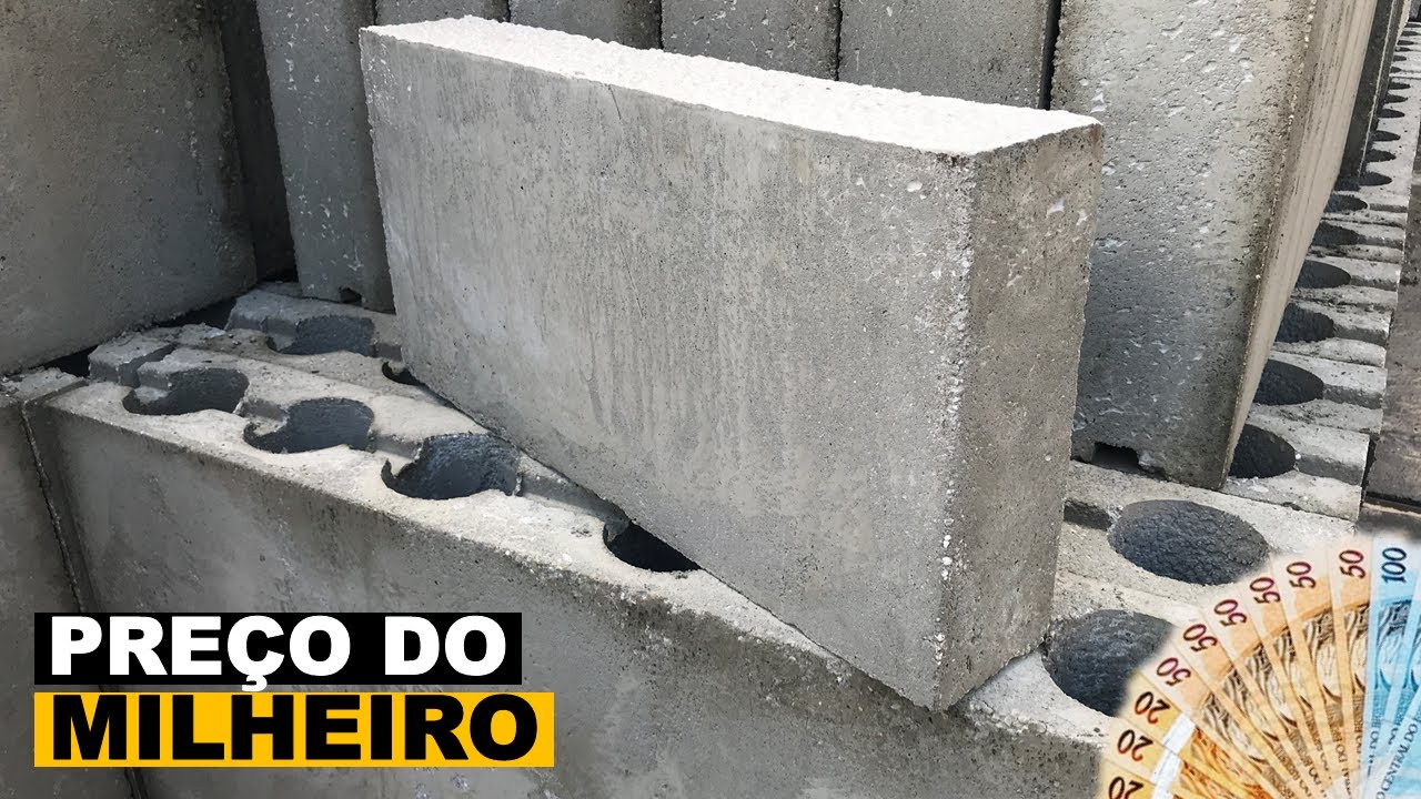 Qual o pre&ccedil;o do milheiro de blocos de concreto celular?