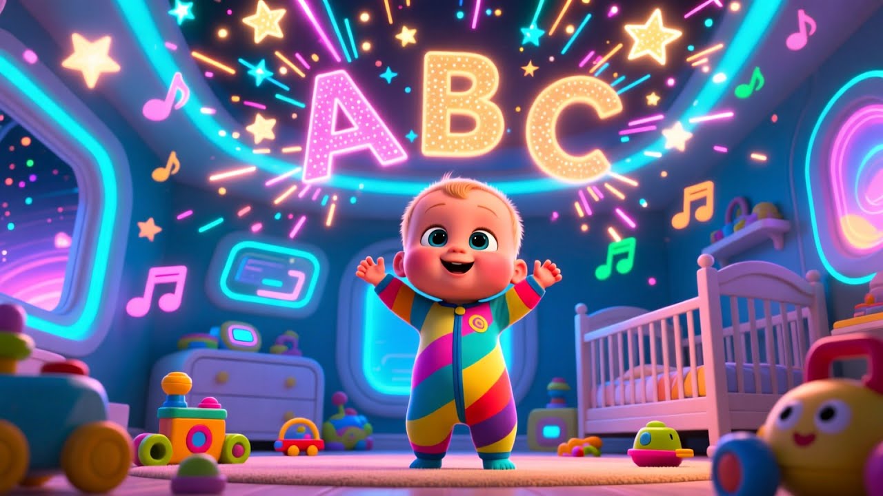 Baby's Studytime ABC 🔤👶🎶 | Learn Alphabet for Kids | Preschool ABC Learning Video