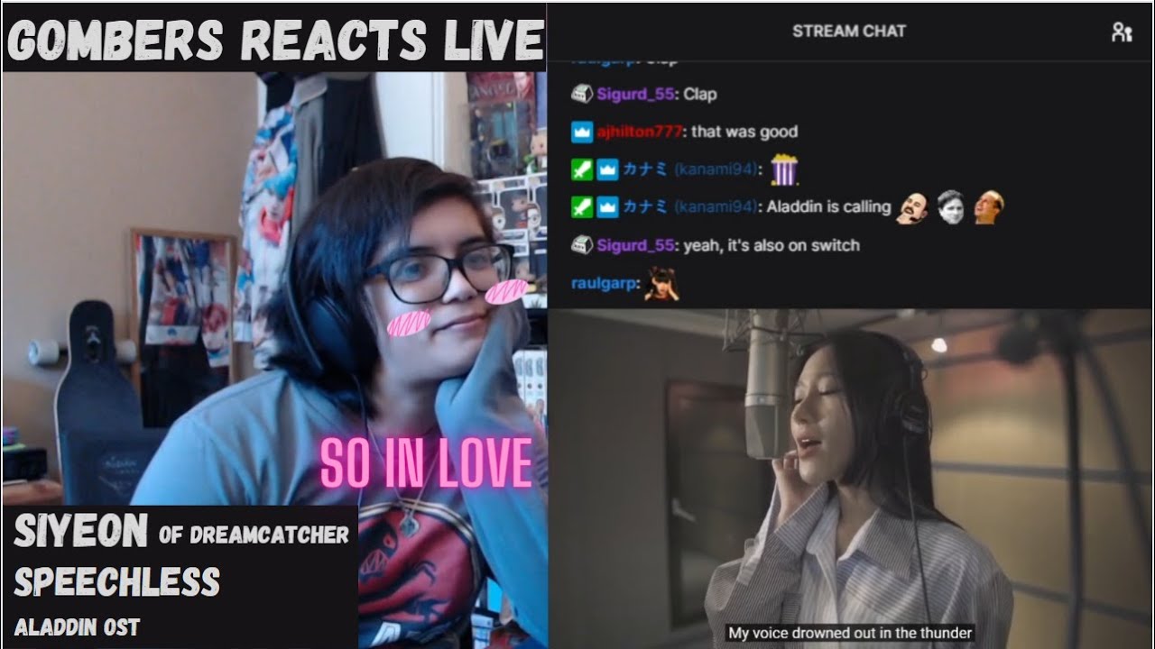 Siyeon (of Dreamcatcher) | Speechless (Aladdin cover) REACTION | Gombers Reacts Live