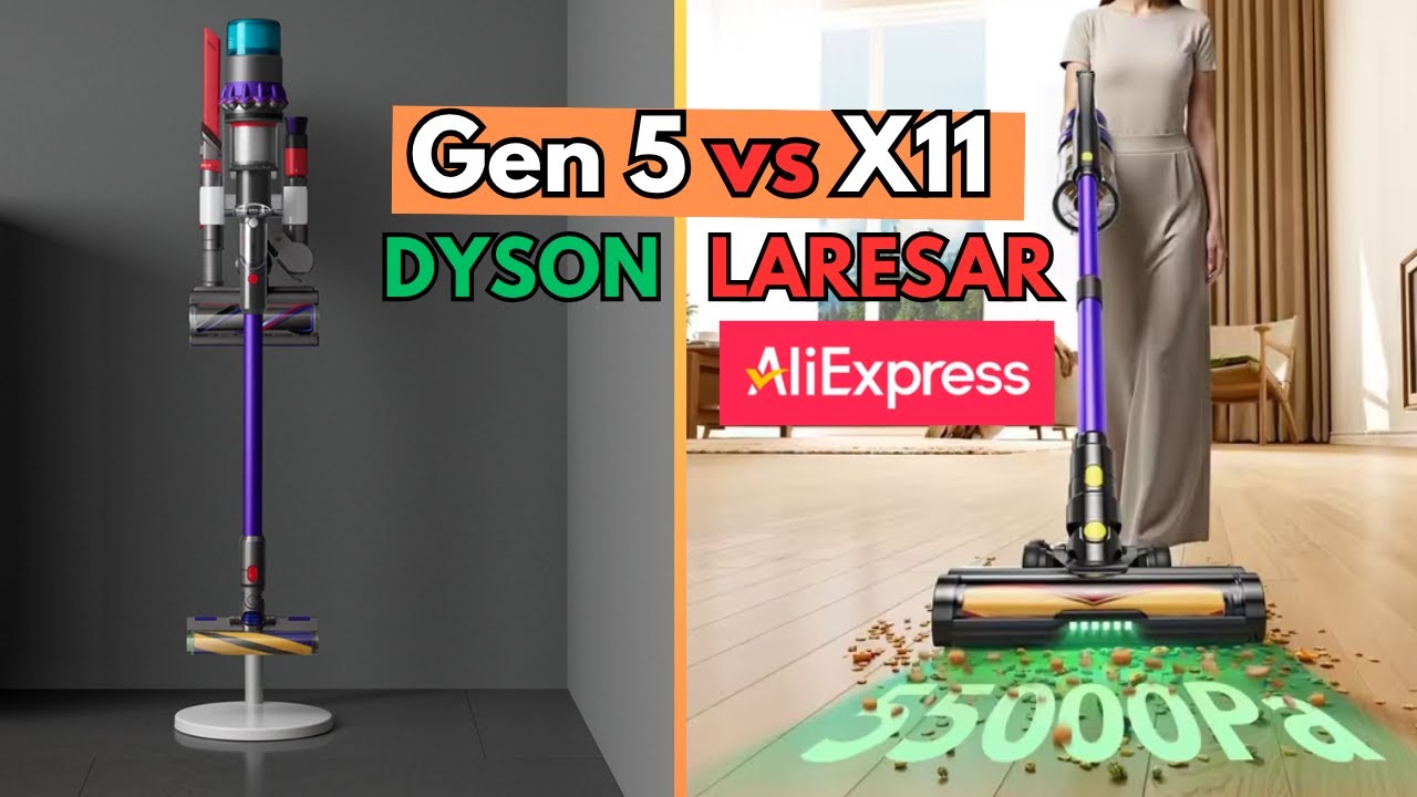 Porównanie odkurzaczy Dyson Gen 5 i Laresar X11 | Zaskakujące wyniki!