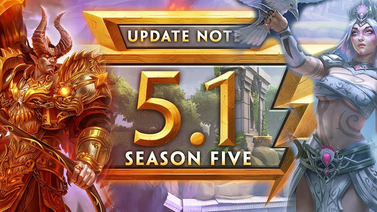 SMITE SEASON 5 PATCH NOTES | Patch 5.1 Update Notes