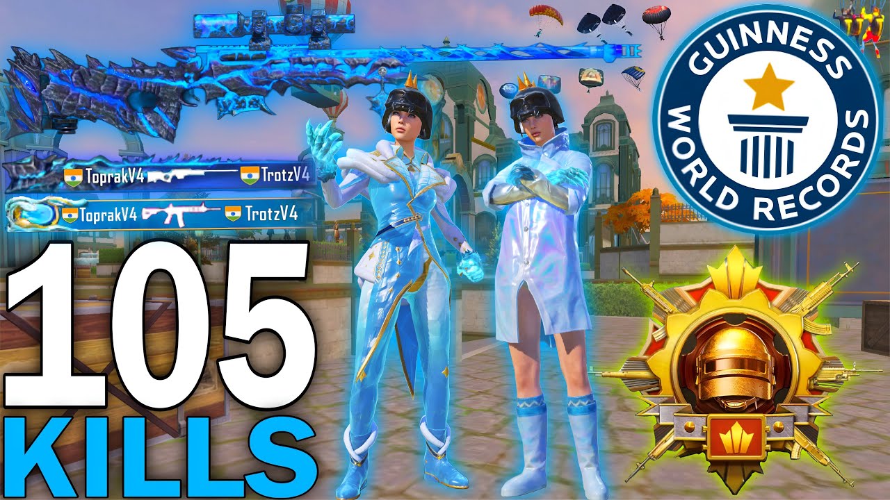 105 KILLS!😍 NEW BEST LOOT GAMEPLAY with FULL GLACİER SET🔥SAMSUNG,A7,A8,J4,J5,J6,J7,J2,J3,XS,A3,A4,A5