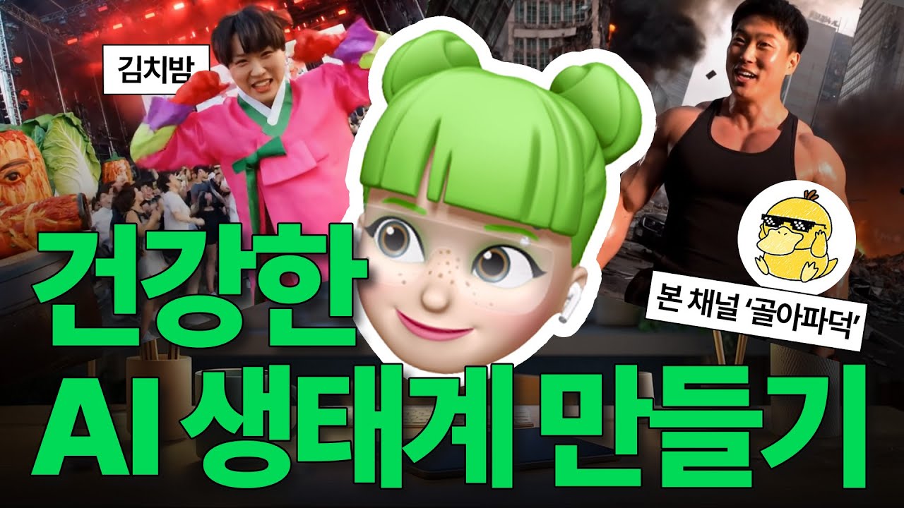 건강한 AI 창작 생태계 만들기 (by 골아파덕)