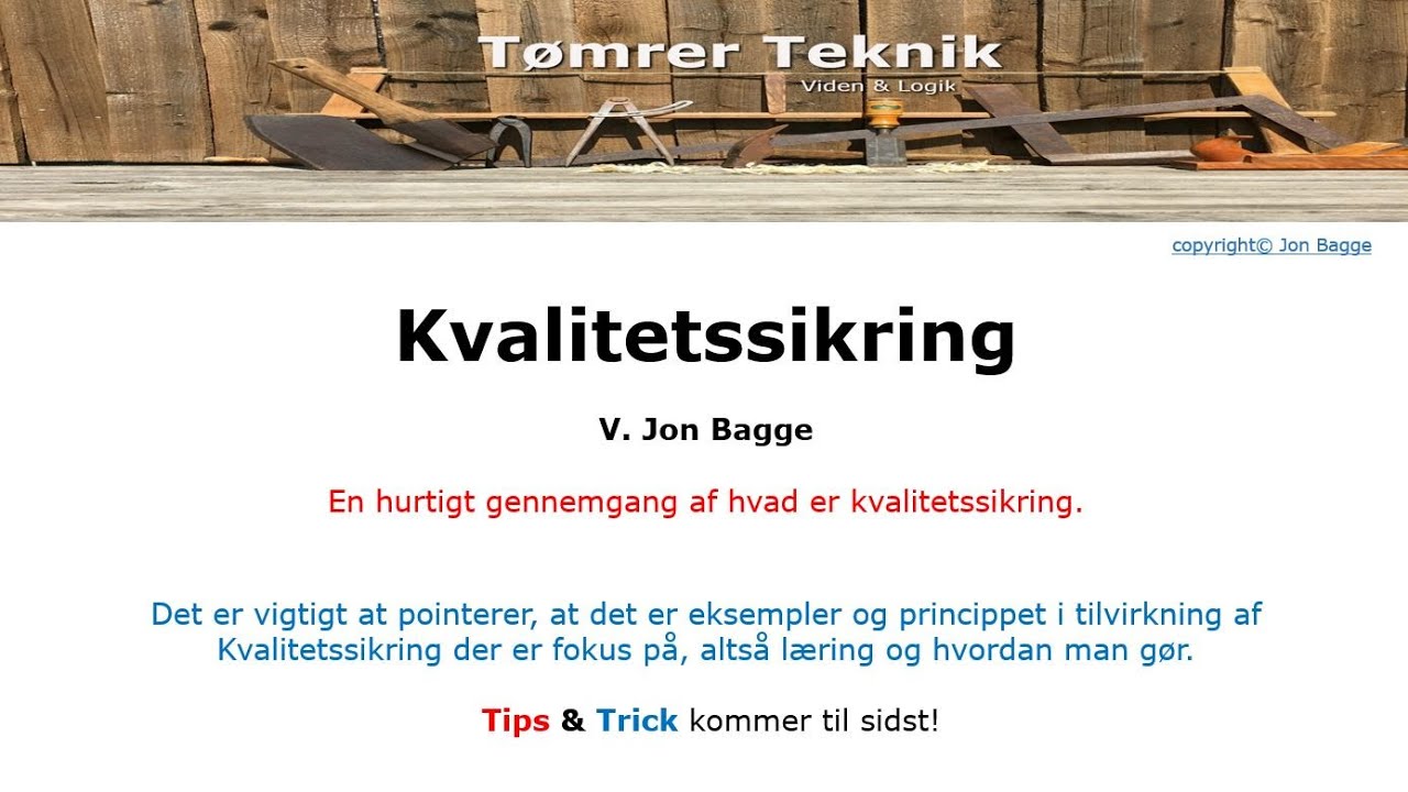 Kvalitetssikring