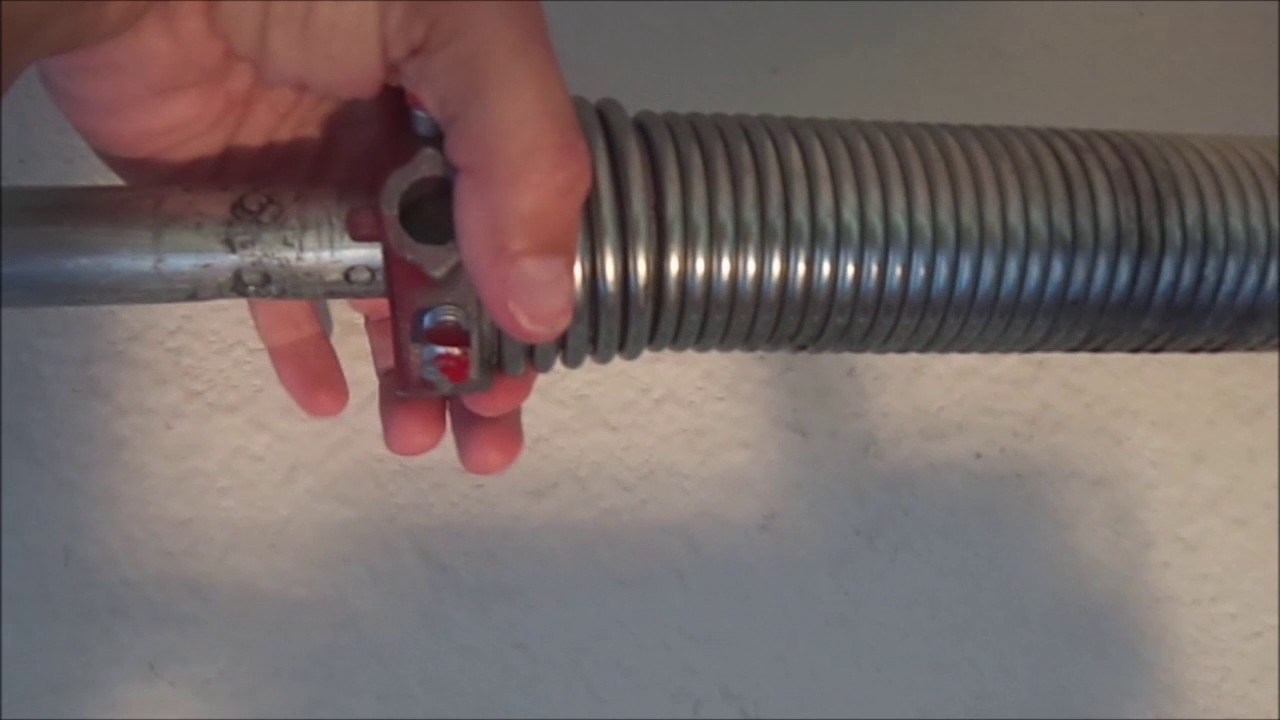 Stuck Garage Door Fix - Spring Adjustment 101