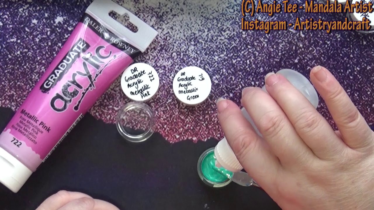 How to make the perfect paint consistency for dot art