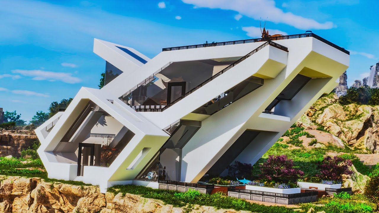 How To Build a Modern Tek Base with Tek Bunker in ARK: Survival Ascended