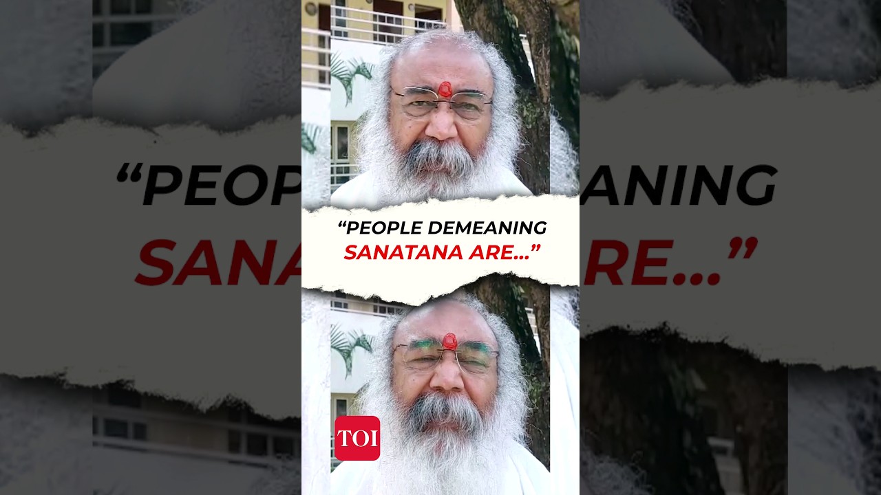 Degrading Sanatana Dharma is not secularism: Spiritual Guru Acharya Pramod