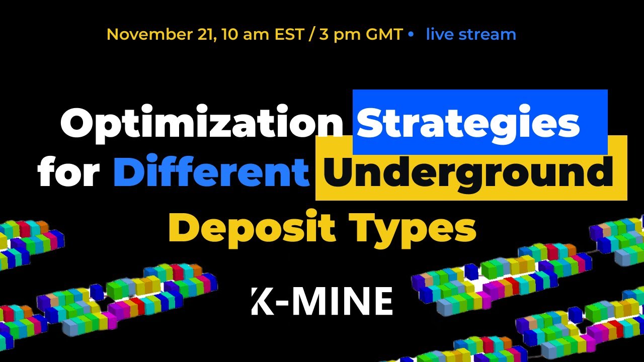 Webinar: Optimization Strategies for Different Underground Deposit Types