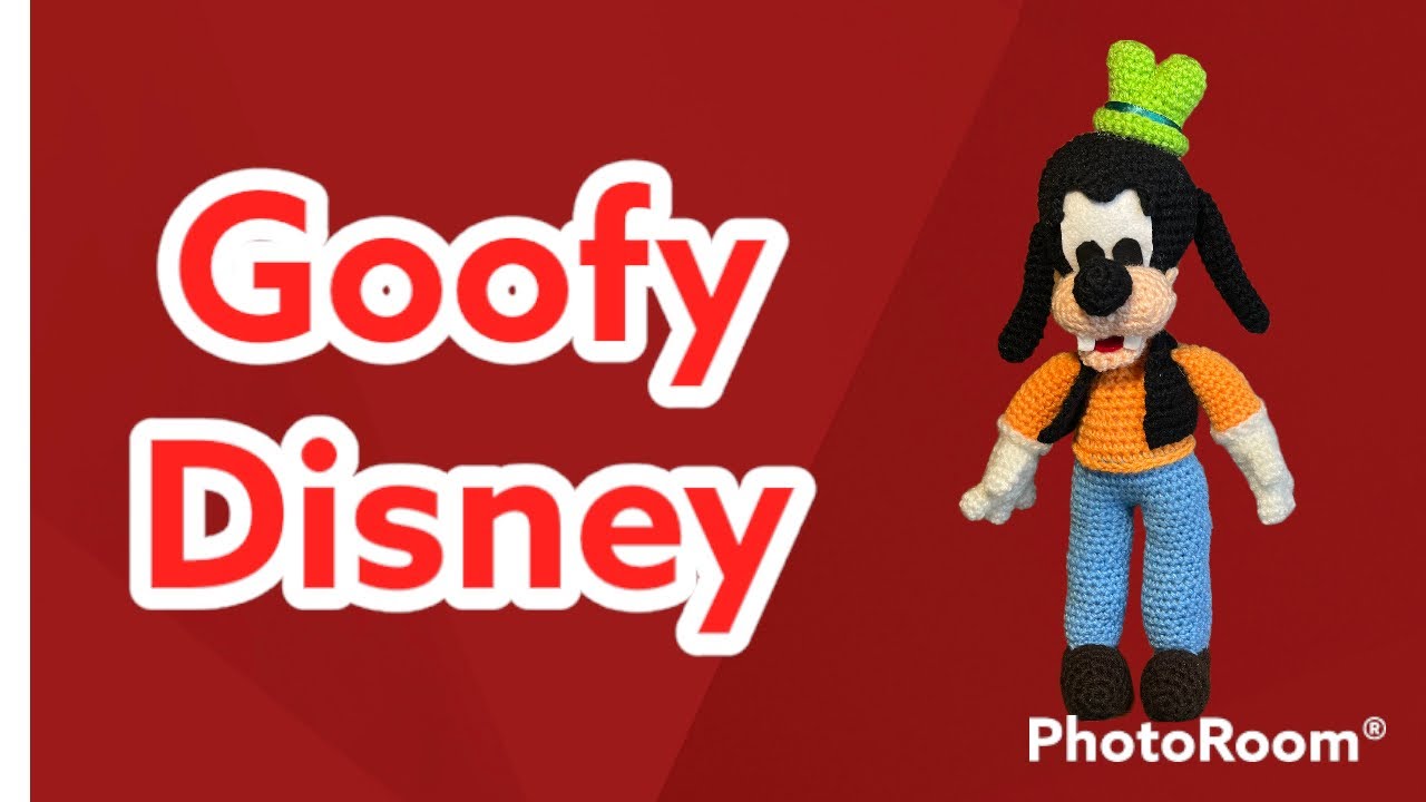 Cómo tejer a GOOFY de Disney Amigurumi paso a paso tutorial crochet