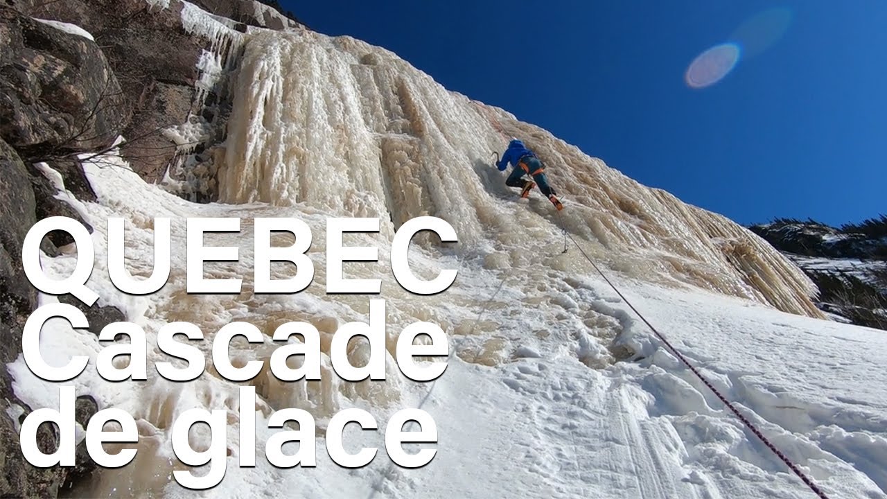 Cascade de glace au Quebec Nipissis River Northern Quebec montagne alpinisme voyage