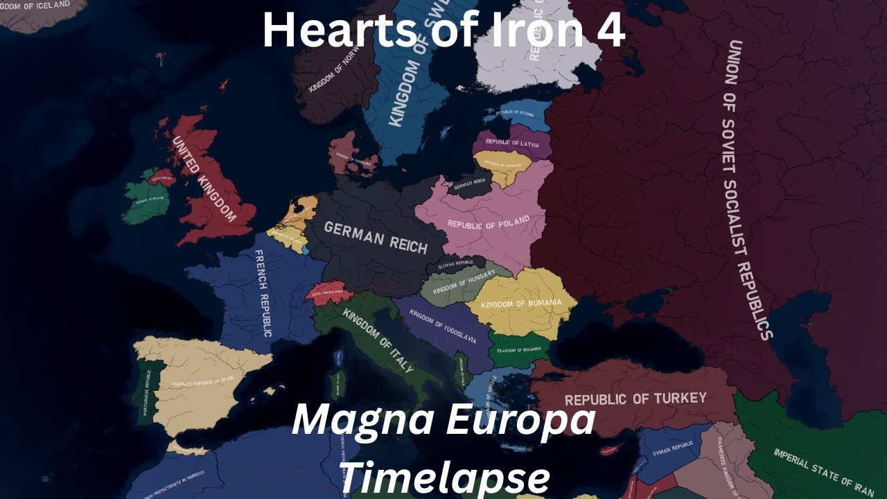 Magna Europa Timelapse - HOI4 Timelapse