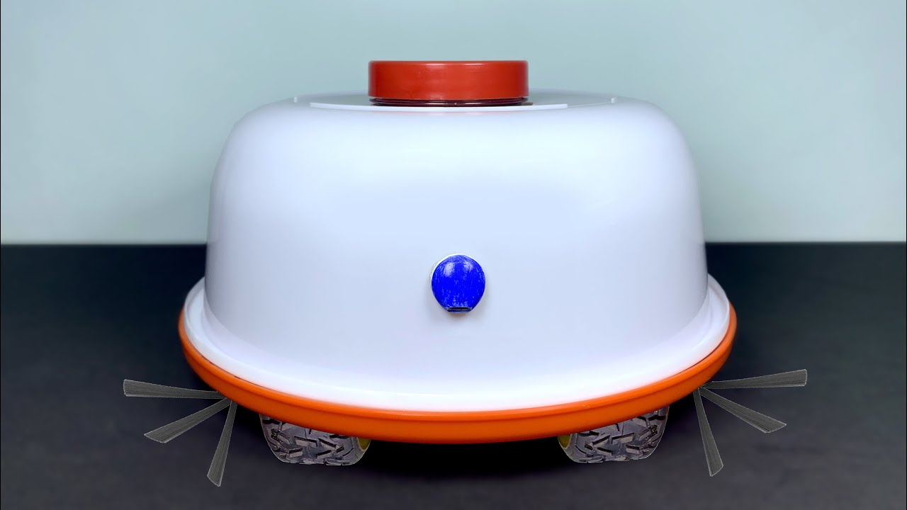 ROBOT ASPIRADOR CASERO (Limpia Gratis) Como Hacer un Robot Aspirador Casero a Control Remoto.