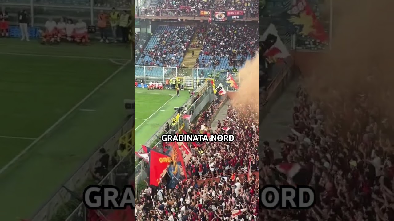 GENOA JUVENTUS  GRADINATA NORD FANTASTICA COME SEMPRE #genoa #shorts