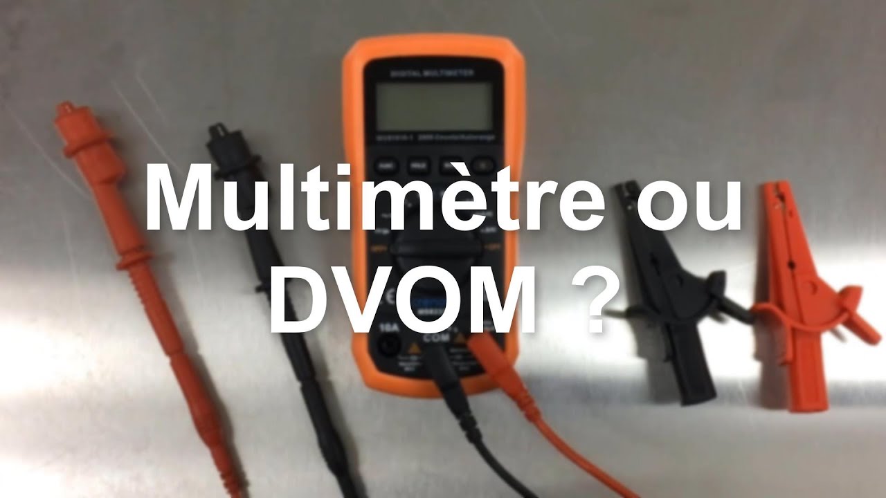 Est-ce un multim&egrave;tre ou un DVOM ?