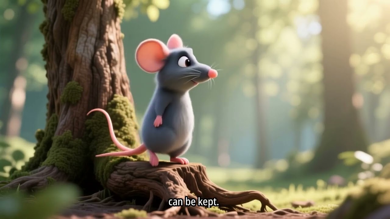 The Lion and The Mouse 🦁🐭 | Bedtime Story for Kids |