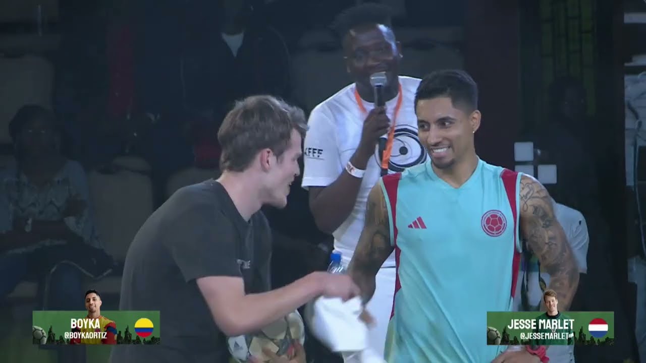 World Freestyle Football Championship 2023 🇰🇪 |  Men's Top 8: Boyka vs Jesse