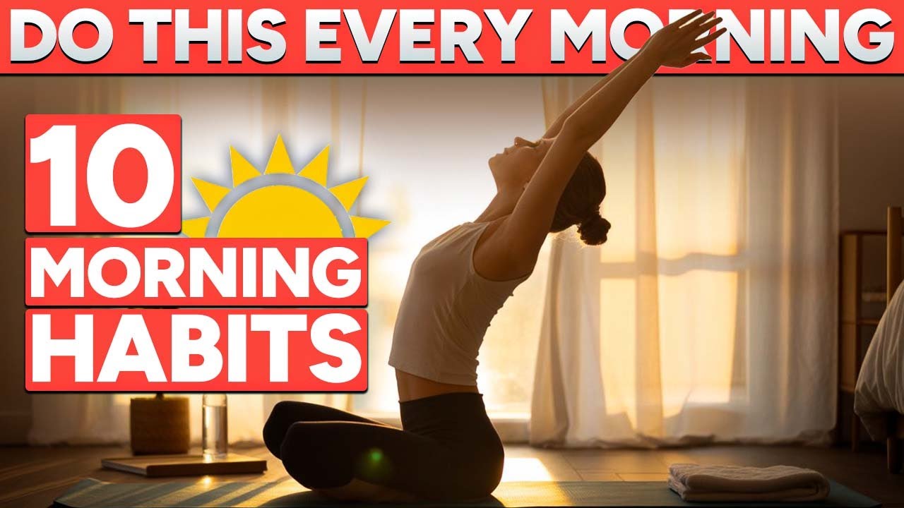 10 Morning Habits That Boost Energy Naturally | No Coffee Needed!