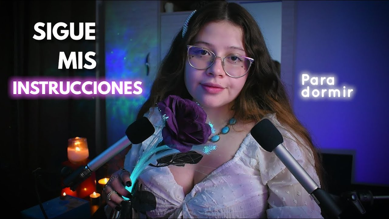 asmr 😌 Cierra los OJOS y haz lo QUE DIGO (escucha mis INSTRUCCIONES) 😴 ASMR BINAURAL