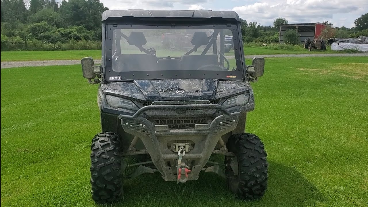 CfMoto Uforce 1000 Budget Build part 3 lift, tires, windshield
