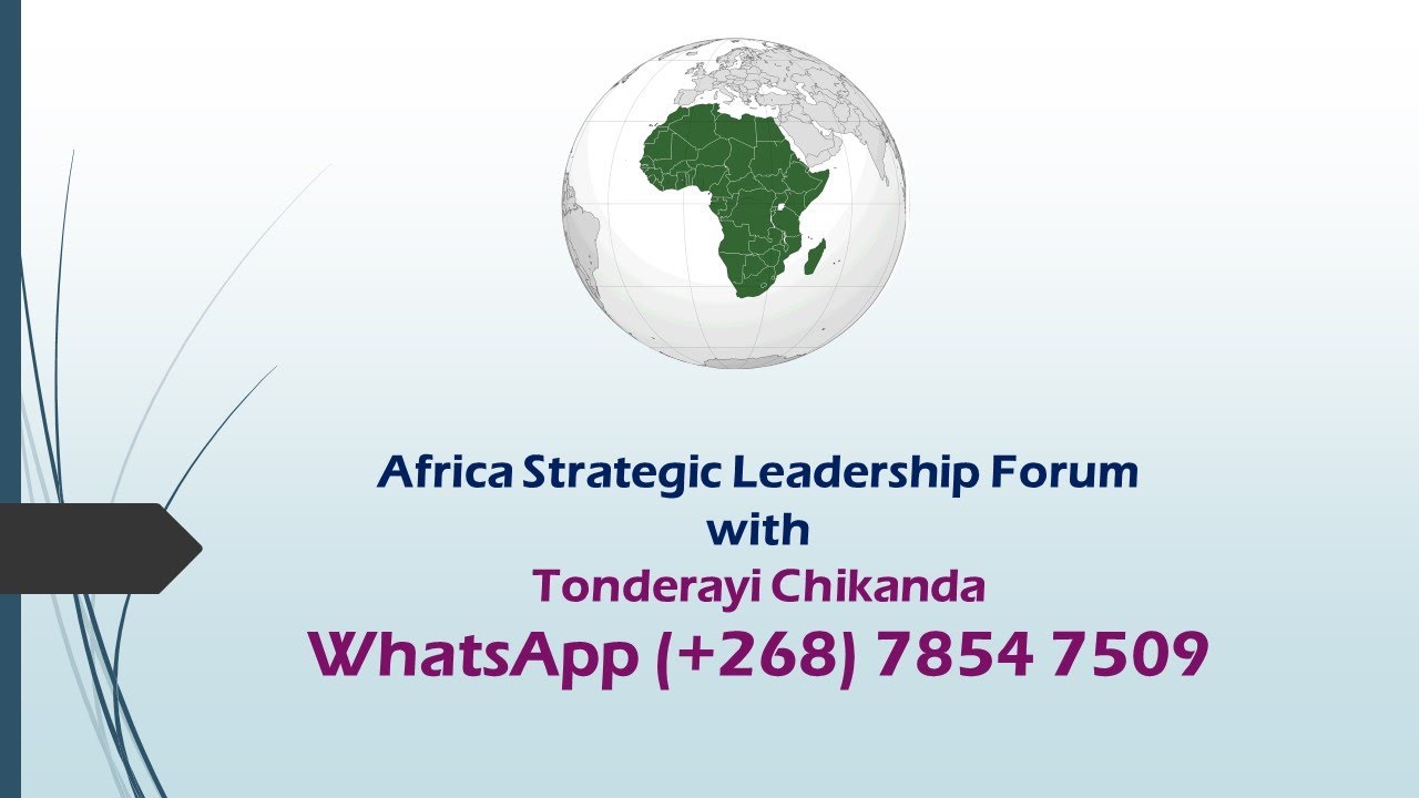 ASLF The Need for Strategic Leadership in Africa