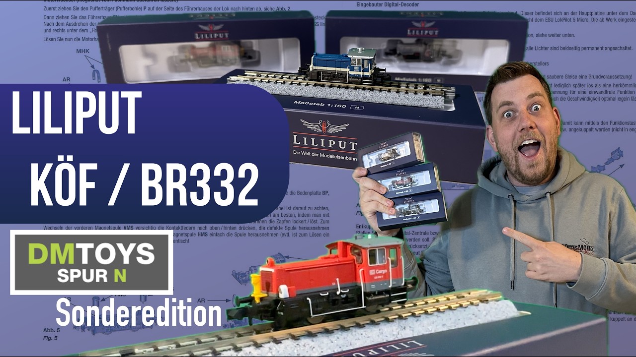Liliput Köf / BR332 DM-Toys Sonderedition