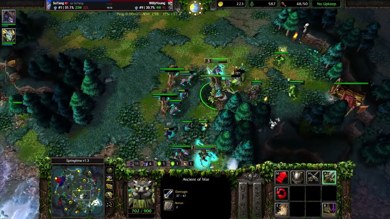 【收割了很多点位 超神装大Lich】Warcraft III 1v1 vs 🇨🇳Undead MMR 1816 W3C 2.0.4 魔兽争霸III：重制版