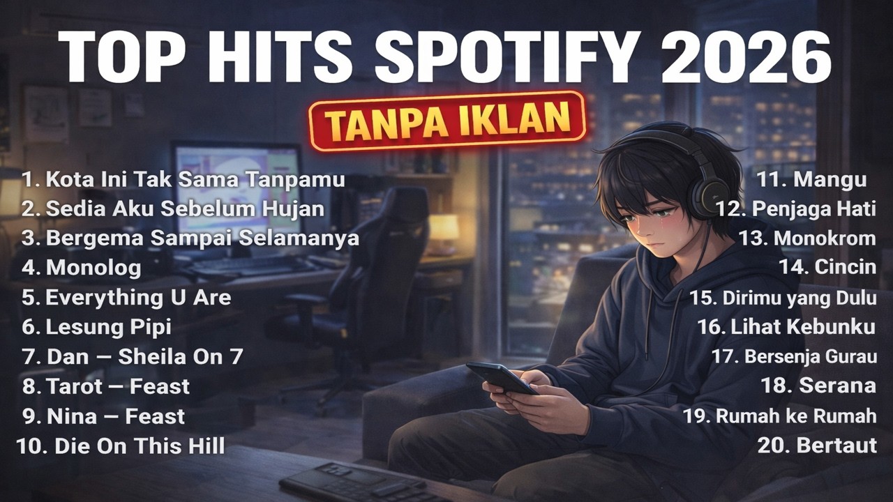 Top Hits Spotify Indonesia 2026 | Lagu Hits Spotify 2026 Paling Populer | Tanpa Iklan