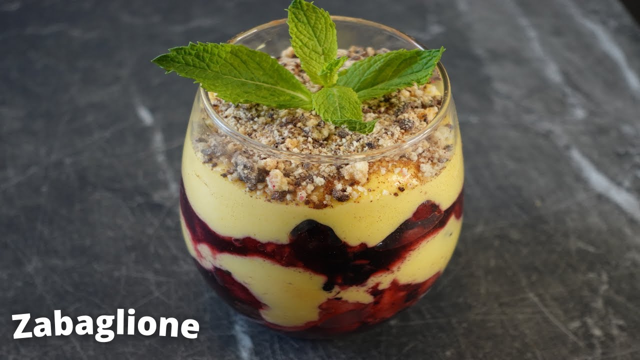 Zabaglione, Amazing Italian Dessert in Minutes