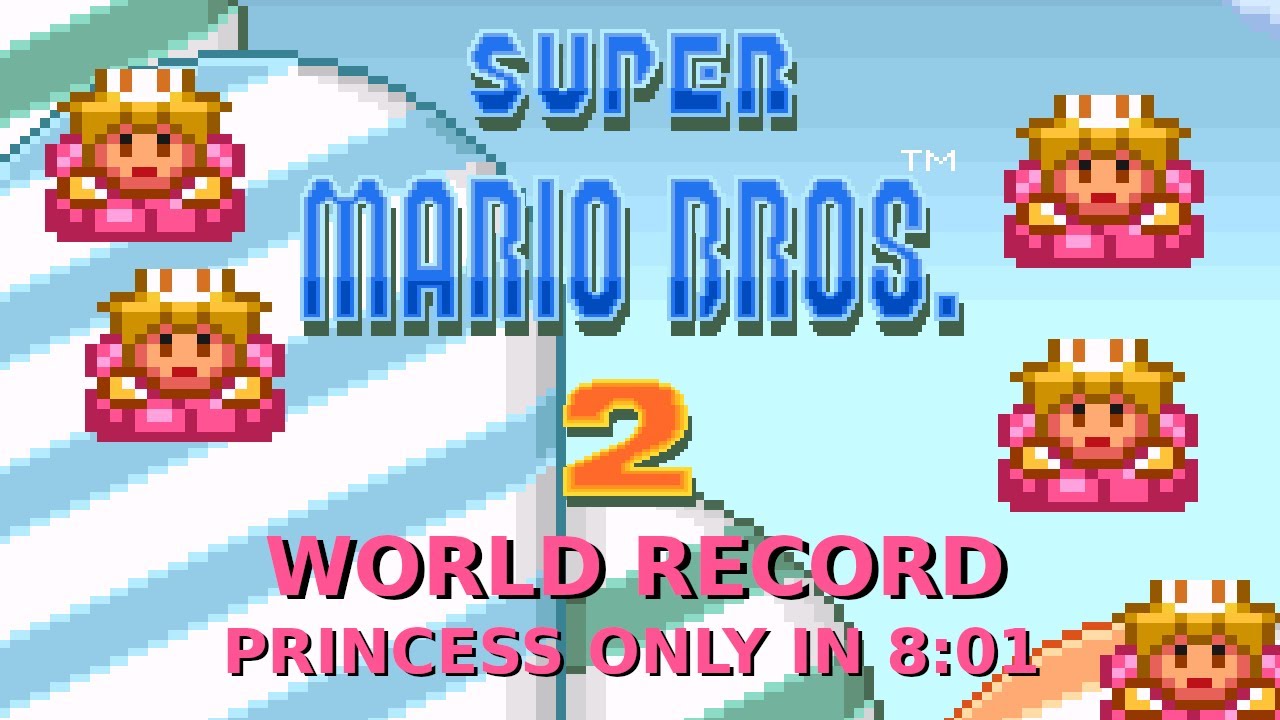 Princess Only Speedrun in 8:01 • Super Mario Bros. 2 (SNES) [FORMER WORLD RECORD]