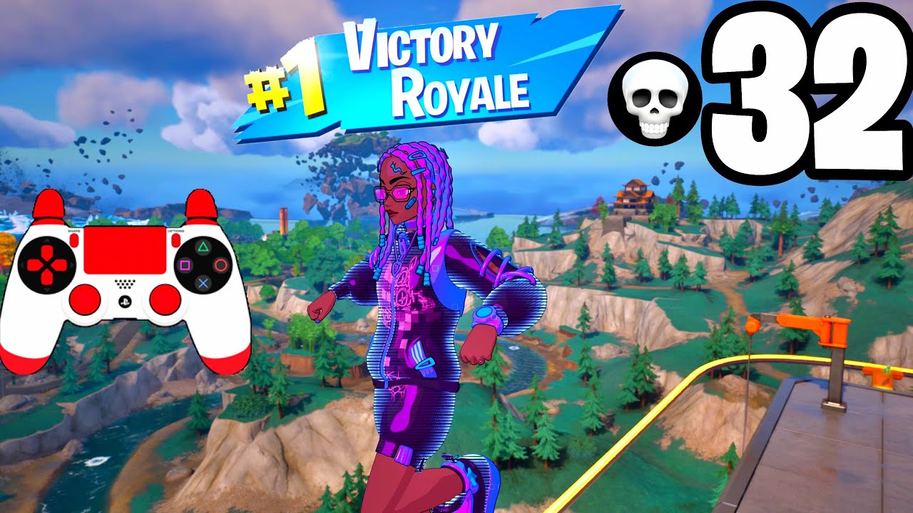 32 Kill Solo Squads Kinetic Rush Imani Skin Gameplay 