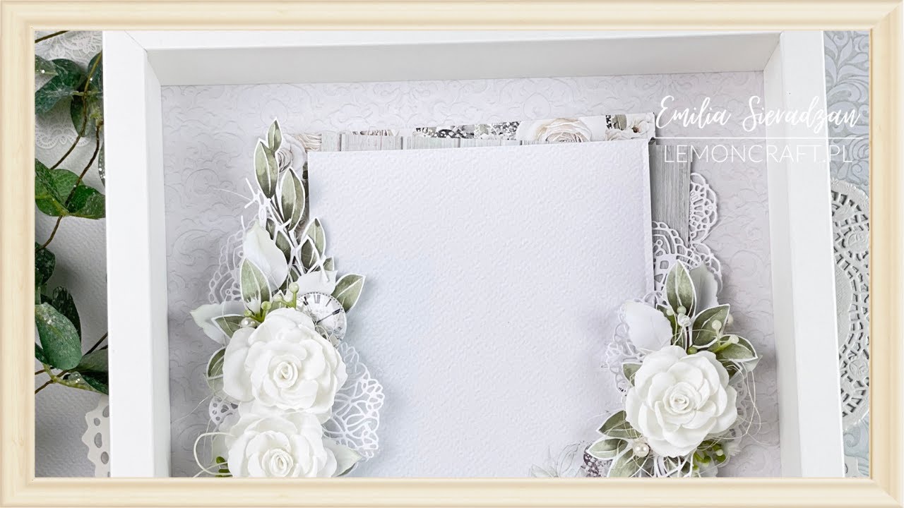 Ramka handmade na zdjęcia - zrób sama ramkę na zdjęcie ślubne