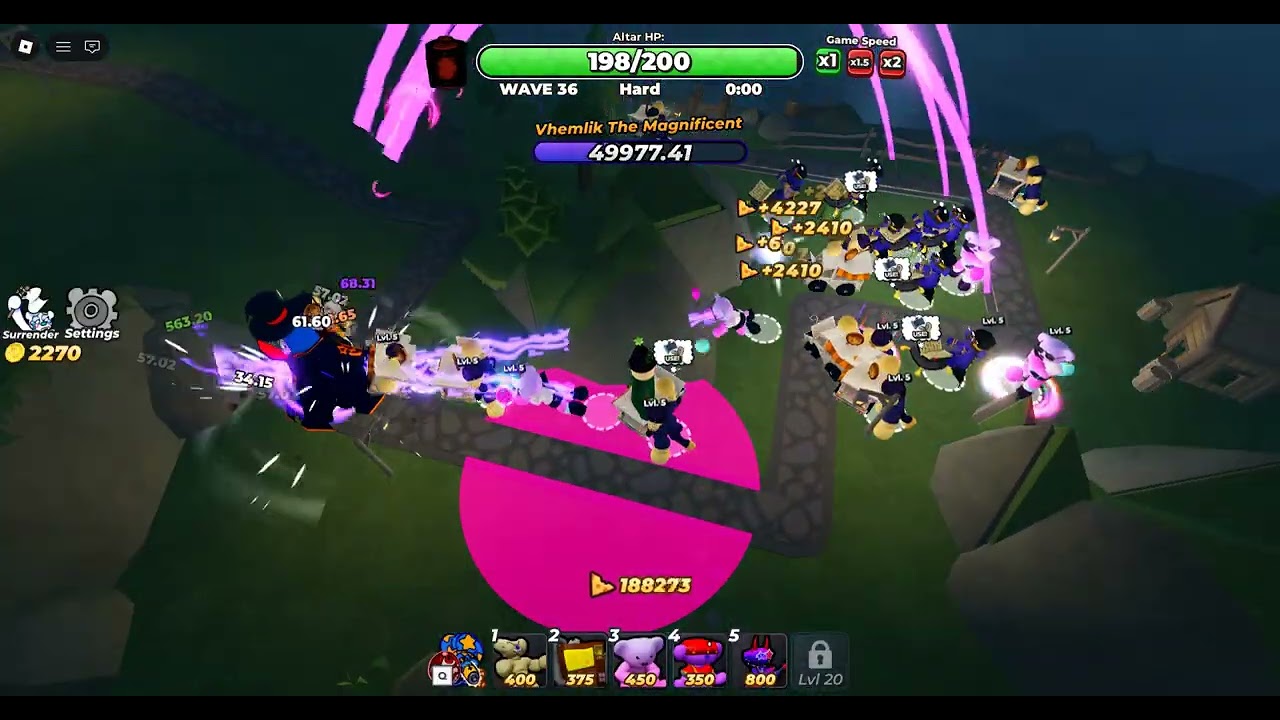 Hard mode beaten | Bear Tower Defense |