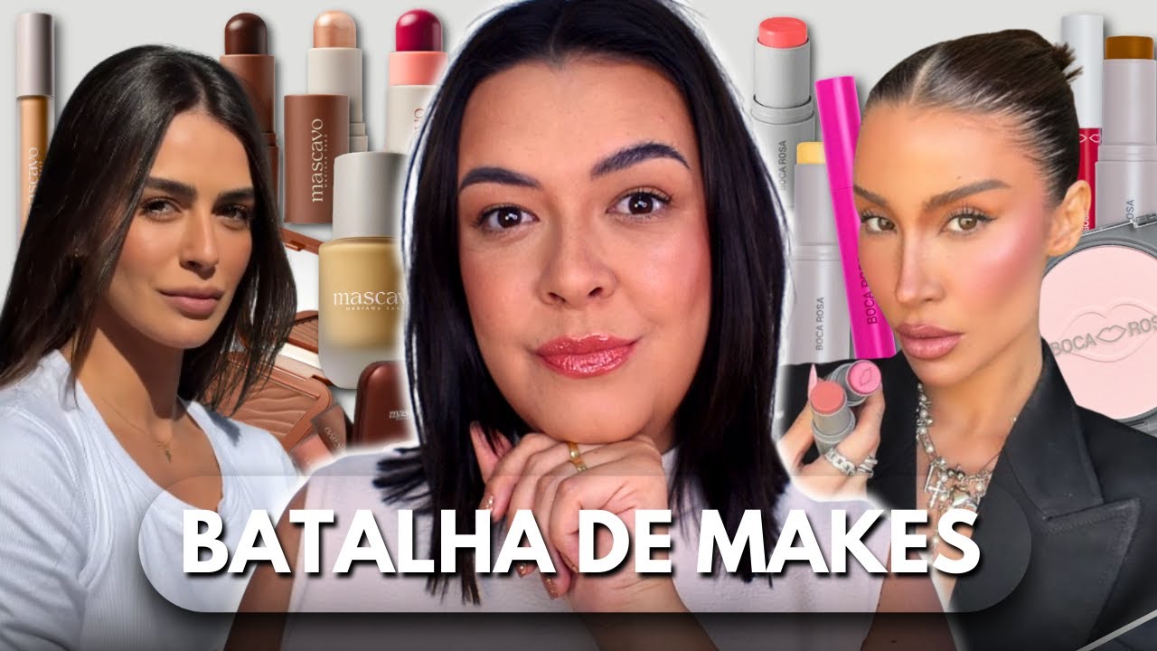 BOCA ROSA x MASCAVO: qual é a melhor marca? Resenha comparativa dos produtos de Bianca e Mari Saad