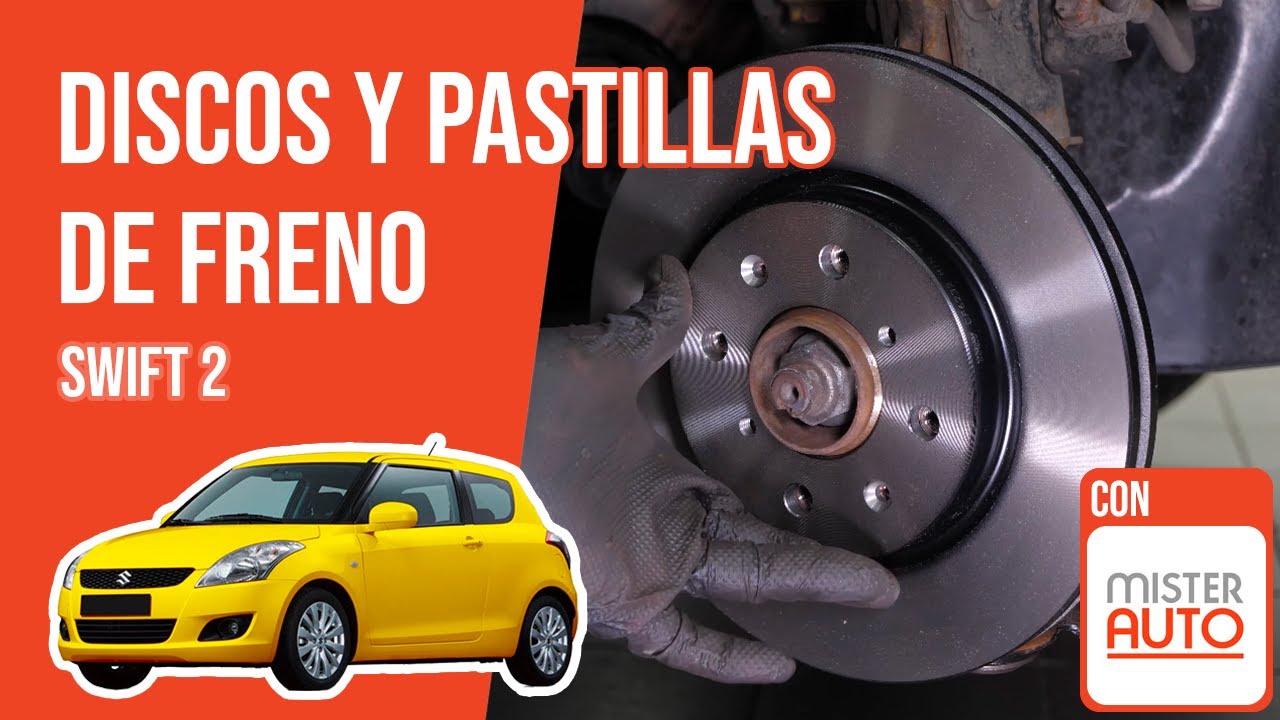 Cómo cambiar los discos y las pastillas de freno delanteros Swift 2 🚗