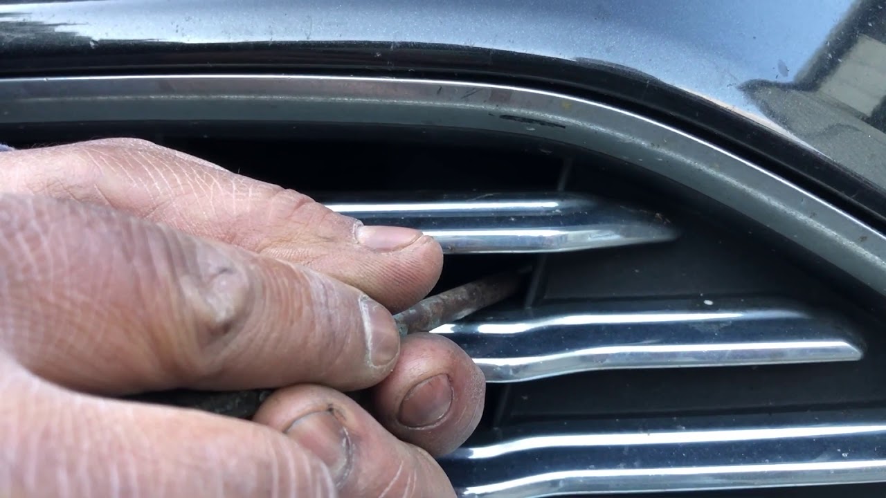 2013 Ford Fusion how to open the hood when the hood release handle is broken.
