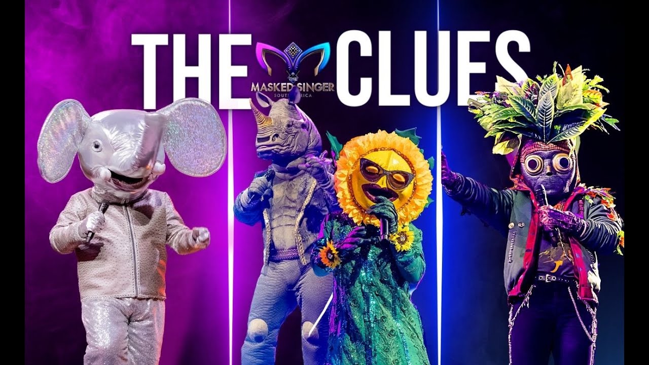 This Week's Clues 🔬 Can You Guess Who? Sunflower, Tree, Elephant, Rhino on The Masked Singer SA