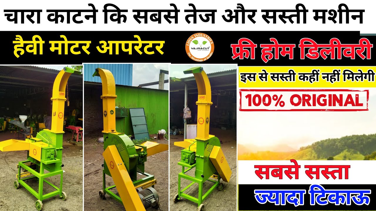 LIONS L-6 HEAVY DUTY CHAFF CUTTER/BLOWER TIPE CHAFF CUTTER