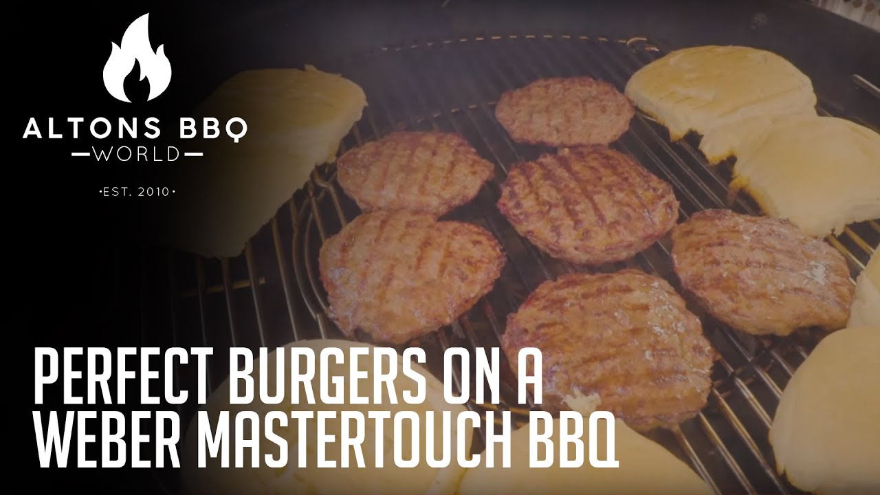 Perfect Burgers on the Weber Master Touch BBQ at Altons BBQ World