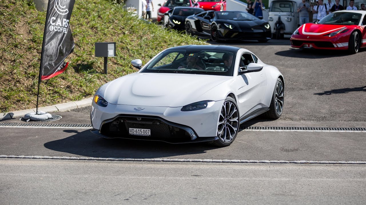 2018 Aston Martin Vantage driving in Geneva !