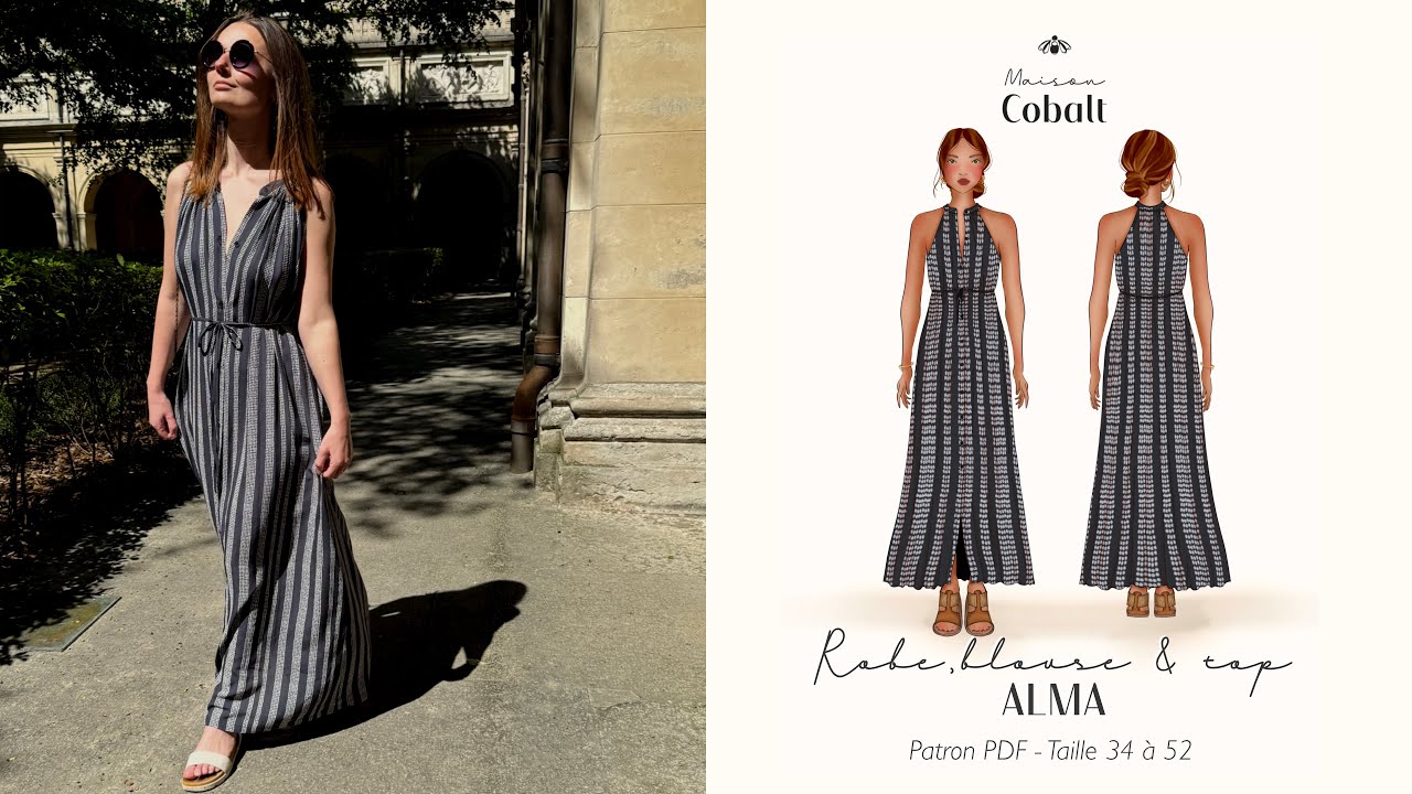 ALMA || Robe, blouse & top || TUTORIEL COMPLET