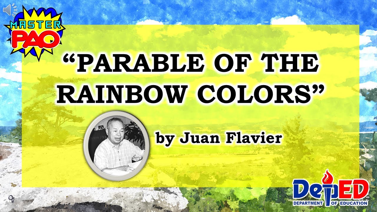 PARABLE OF THE RAINBOW COLORS by Juan Flavier